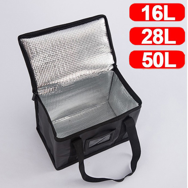 Food Storage Zipper Bags - Bolsa Térmica Grande para Picnic, Nevera