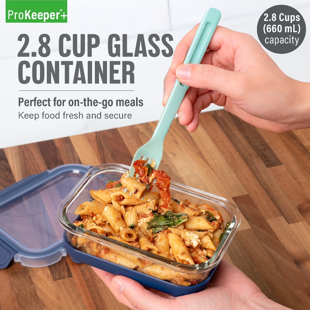 Food Storage Glass Box - Recipiente de Vidrio para Almacenamiento de