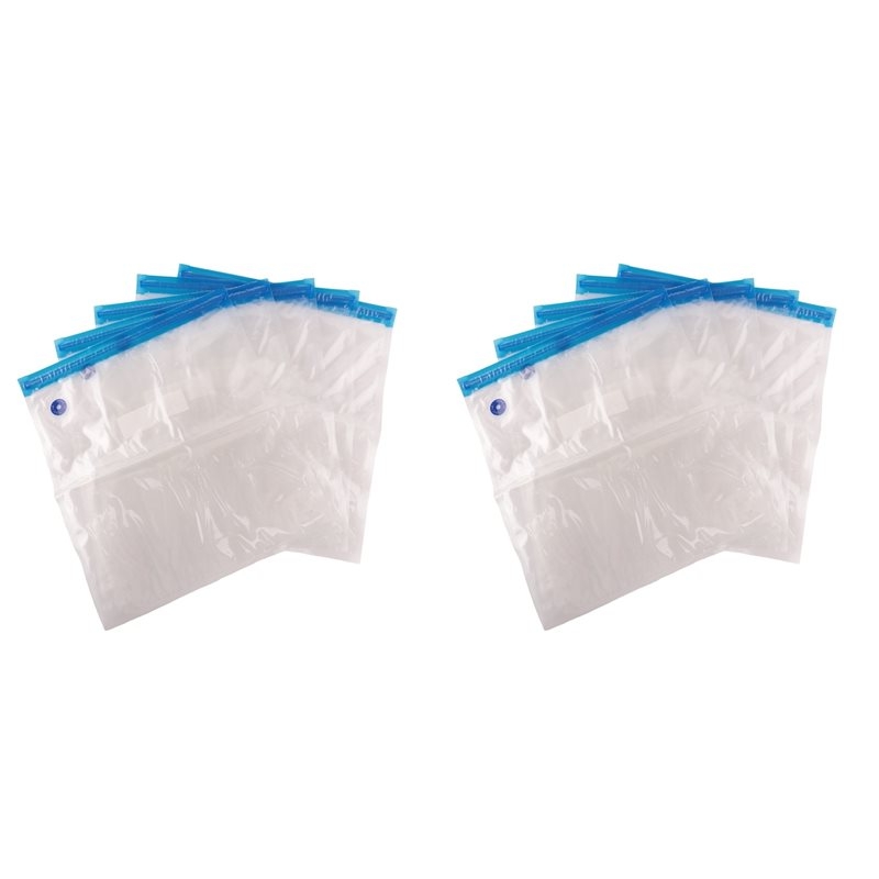 Food Storage Zipper Bags - 10 Uds. Bolsas reutilizables con cierre
