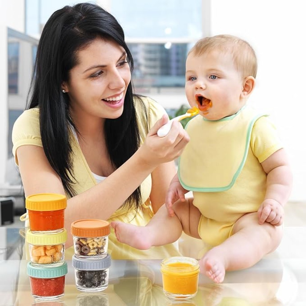 Food Storage Glass Box - Juego de 6 Frascos de Vidrio