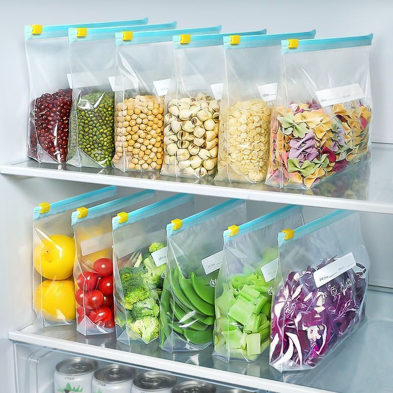 Food Storage Zipper Bags - 100 Uds. Bolsas para congelador de