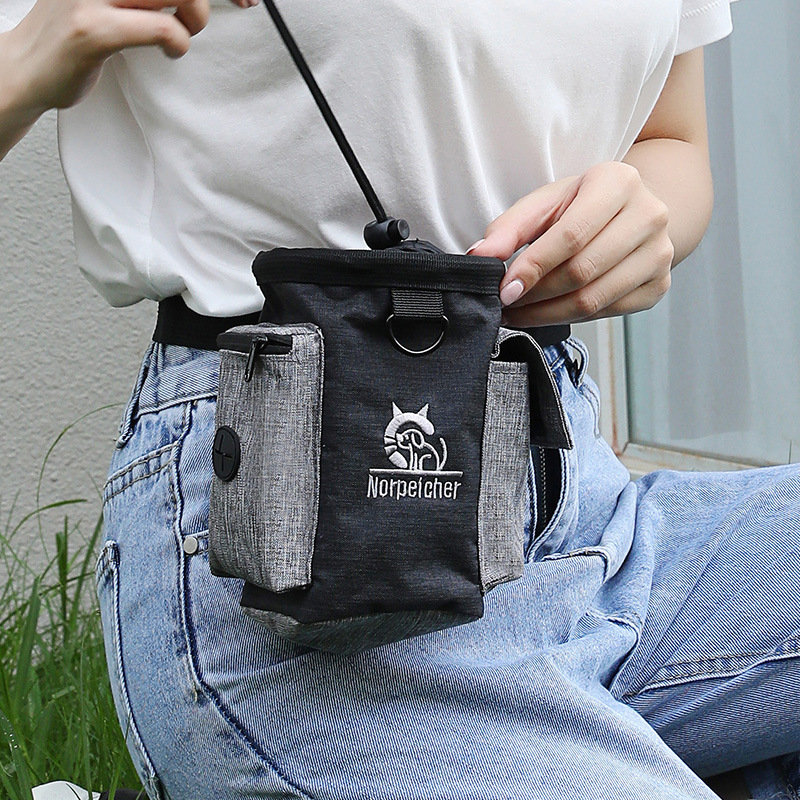 Food Storage Bag - Riñonera de entrenamiento para mascotas, herramienta