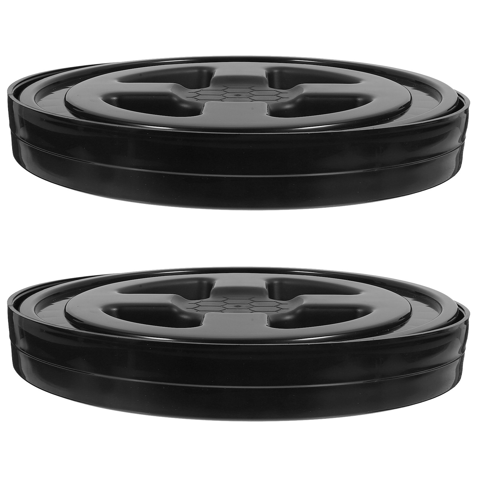 Food Storage Airtight - 2 piezas de tapas de cubo