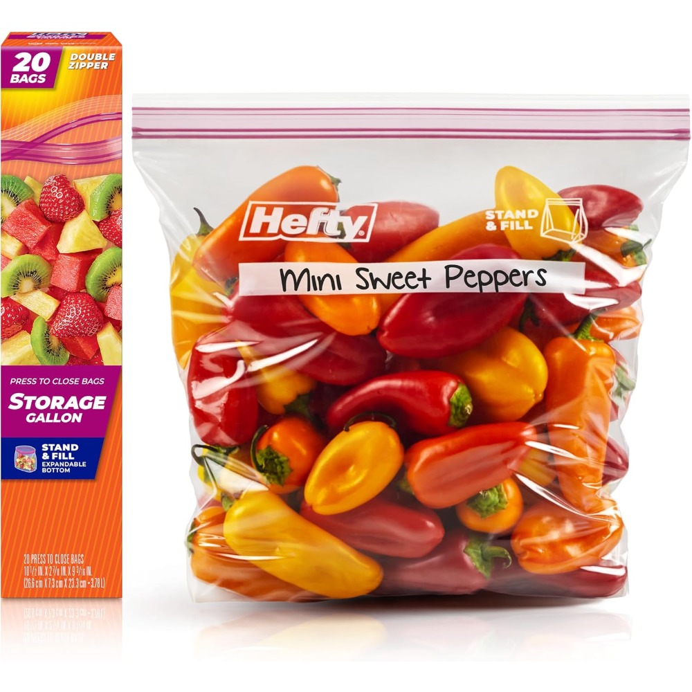 Food Storage Bag - Bolsas de Plástico con Cierre a