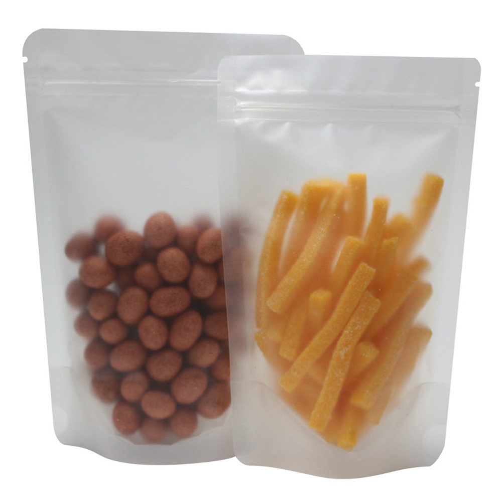 Food Storage Bag - 100 Bolsas de Plástico Transparente Autosellables