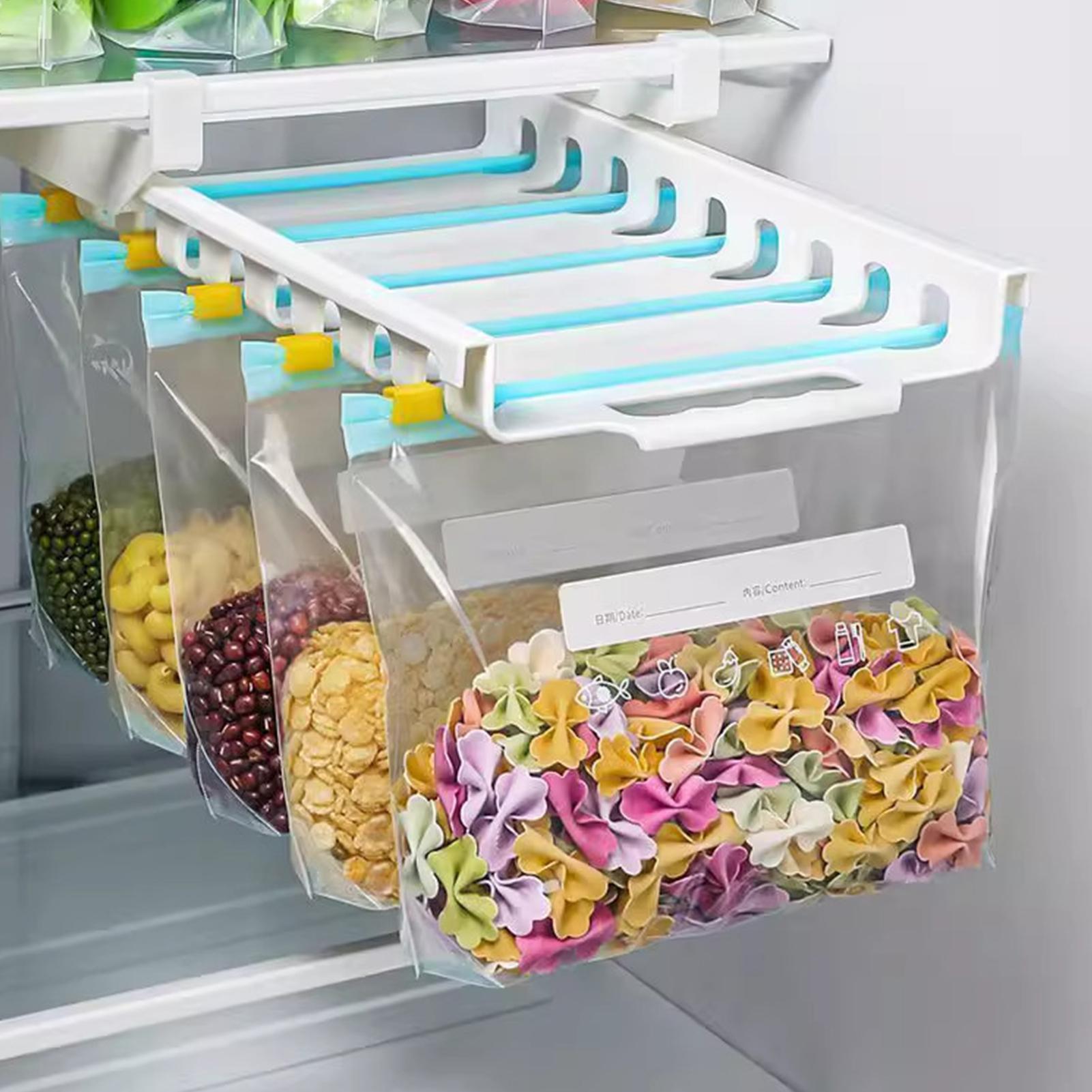 Food Storage Zipper Bags - Bolsas para almacenar alimentos, 15 Uds.,