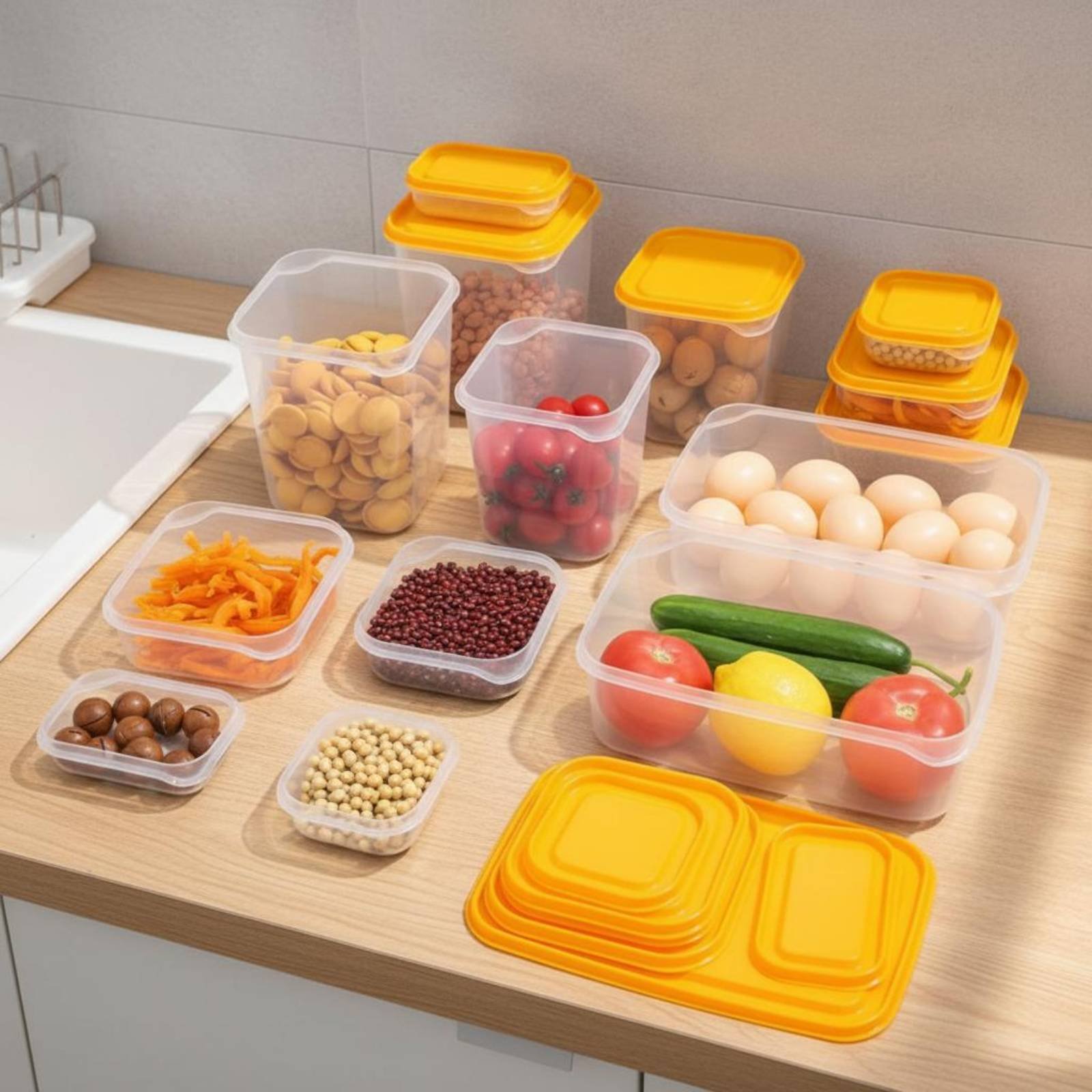 Juego de 17 Recipientes para R - Food Storage Containers Set reseña y precio