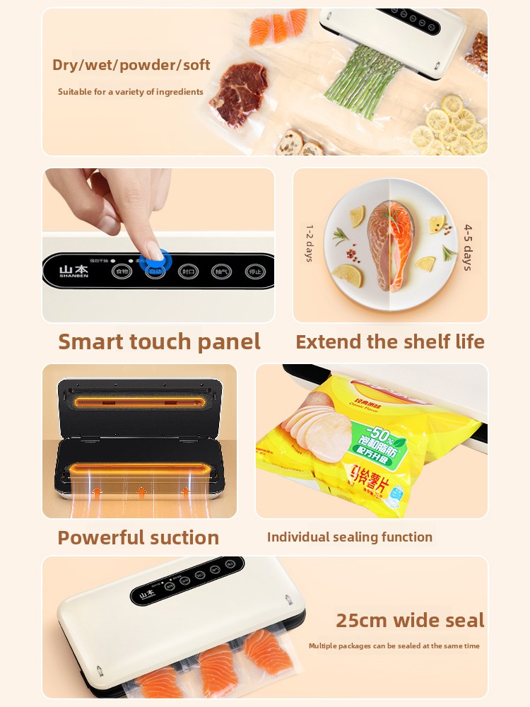 Mini Selladora al Vacío Automá - Food Storage Vacuum Seal reseña y precio