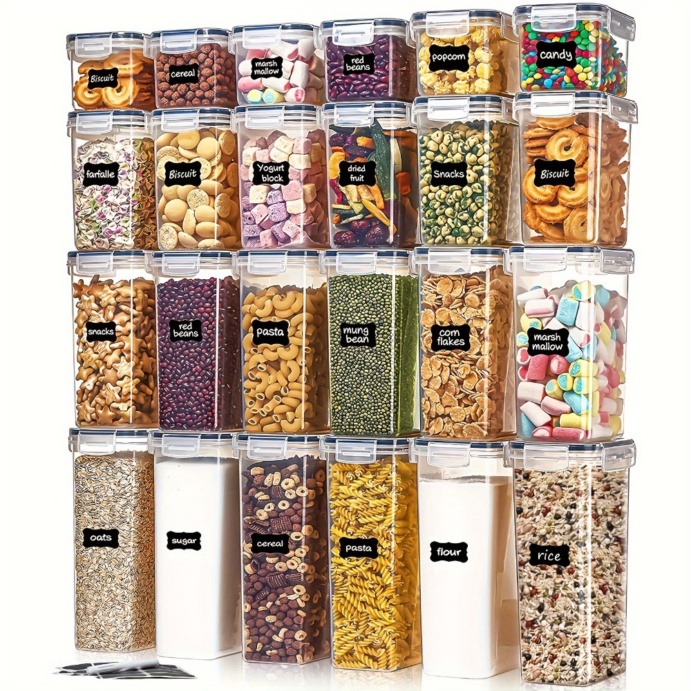 24 Recipientes para Almacenami - Food Storage Containers Set reseña y precio