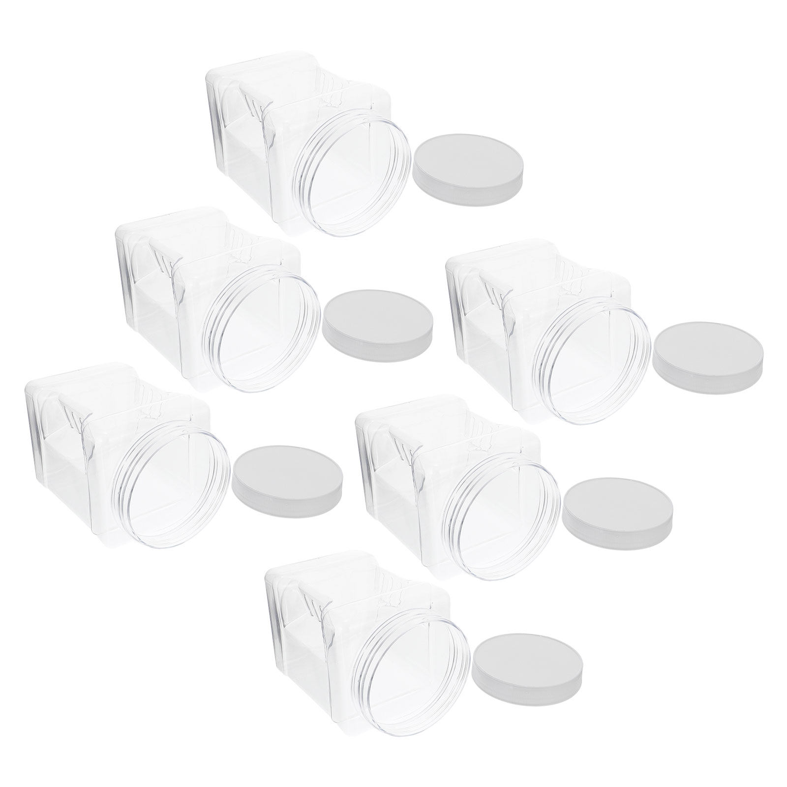 6 Recipientes Cuadrados Transp - Food Storage Airtight reseña y precio