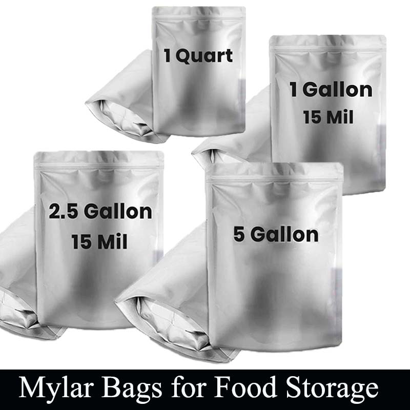 Bolsas de Aluminio Mylar Plate - Food Storage For Long Term reseña y precio