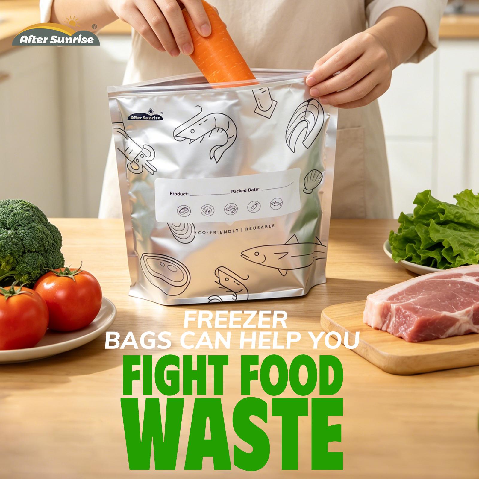 【Alimentos Refrigerados】Bolsas - Food Storage Zipper Bags reseña y precio