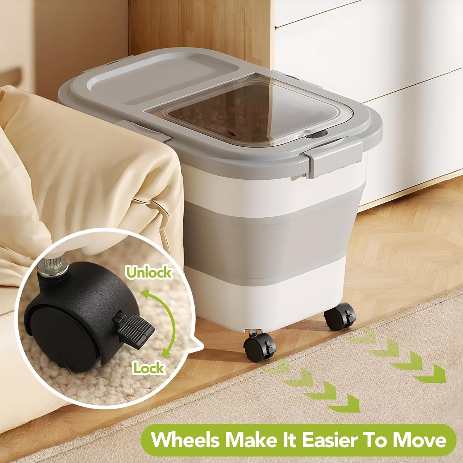 Contenedor Plegable para Almac - Food Storage On Wheels reseña y precio