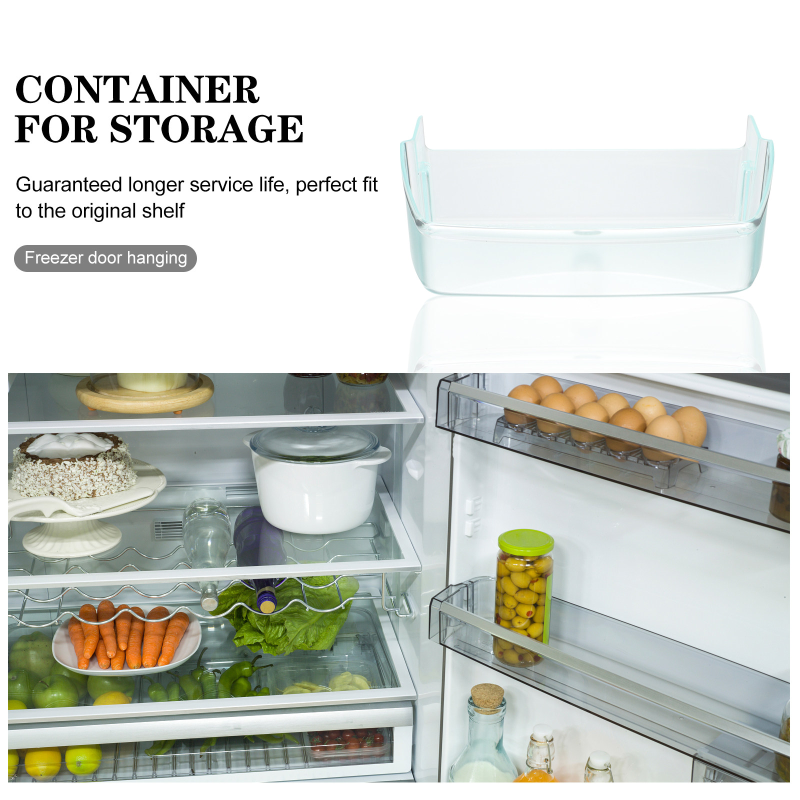 Organizador de plástico para l - Food Storage Box Large reseña y precio