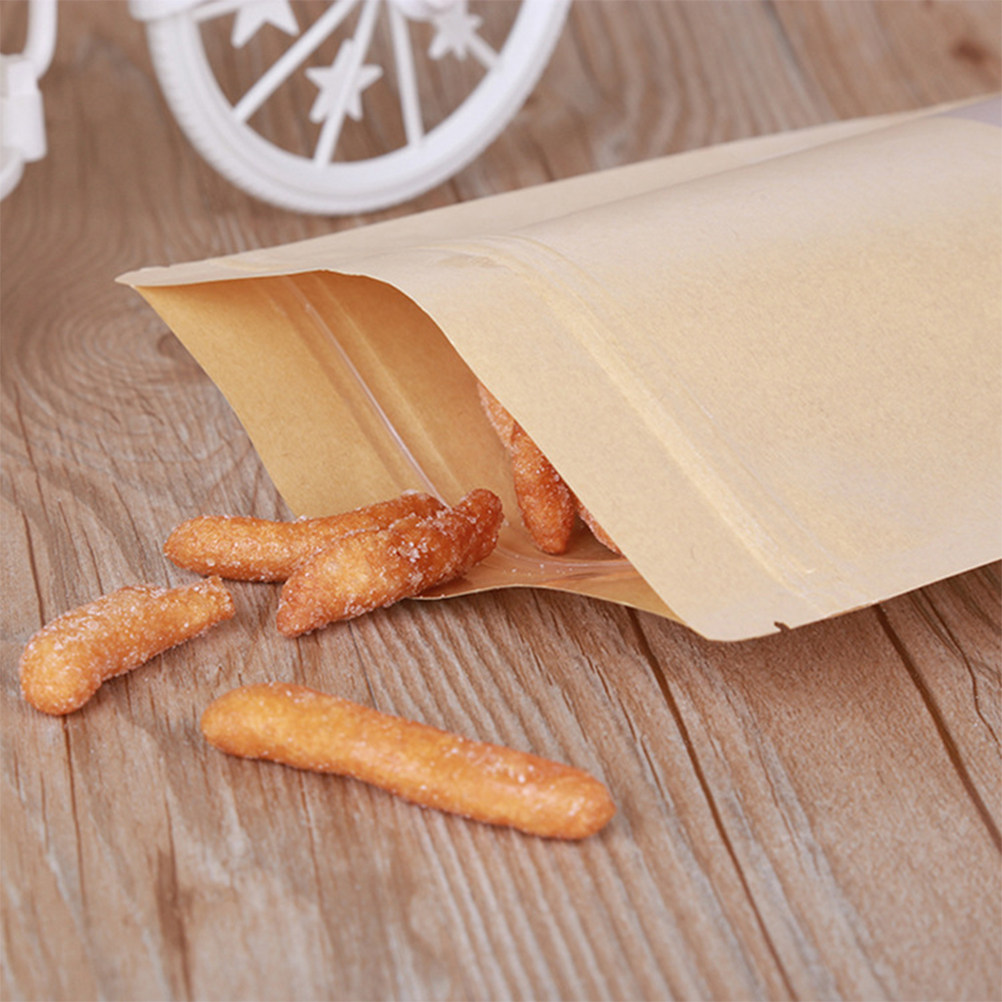 50 Bolsas de Papel Kraft con C - Food Storage Bag reseña y precio