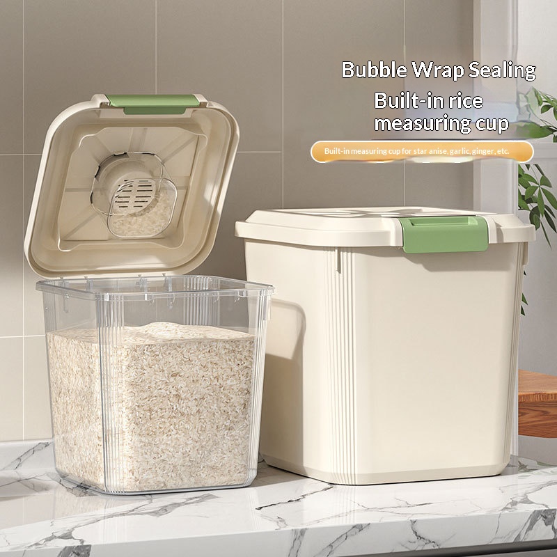 Dispensador de Arroz Transpare - Food Storage On Wheels reseña y precio