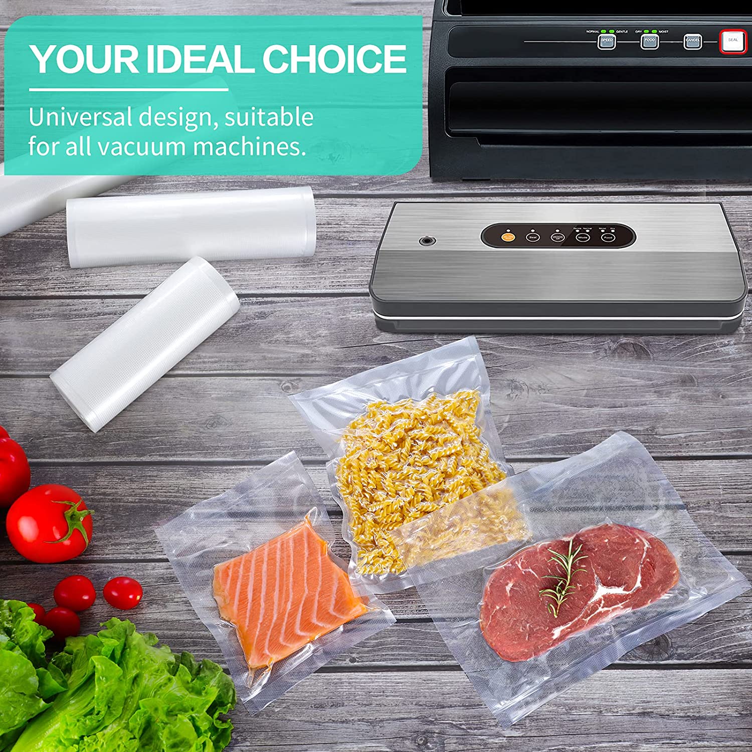 Bolsas de Cocina para Envasado - Food Storage Vacuum Seal reseña y precio
