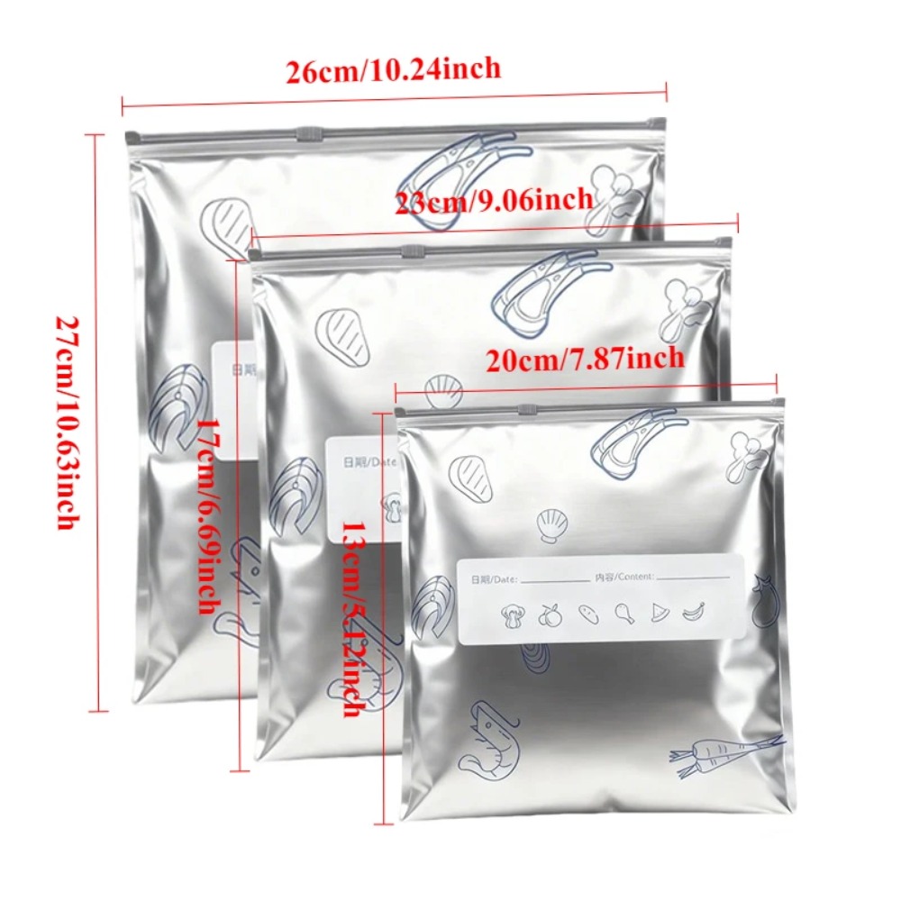 35 Bolsas de Almacenamiento de - Food Storage Zipper Bags reseña y precio