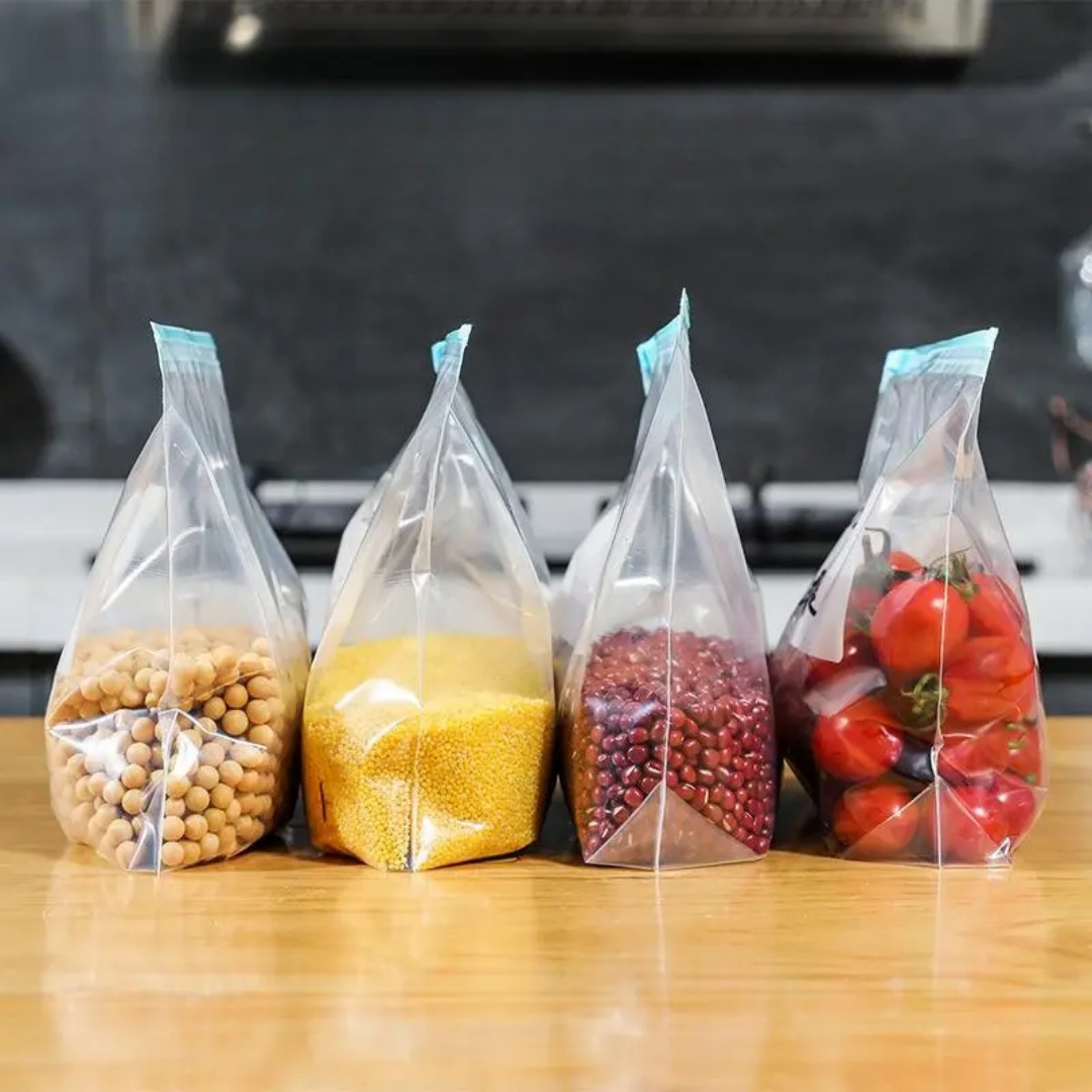 60 bolsas reutilizables para r - Food Storage Zipper Bags reseña y precio