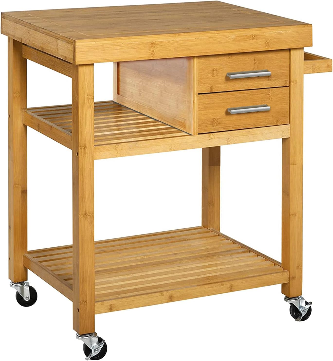 Carrito de cocina rodante con  - Food Storage On Wheels reseña y precio
