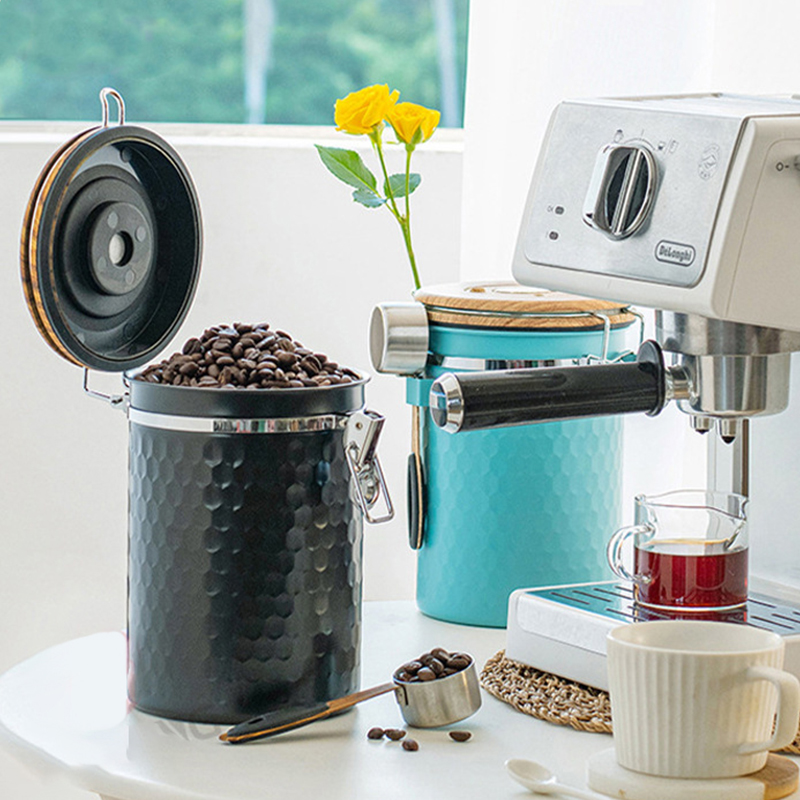 Botes de café de acero inoxida - Food Storage Airtight reseña y precio