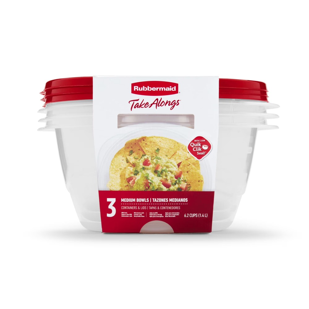 Recipientes Redondos Grandes p - Food Storage Containers Set reseña y precio
