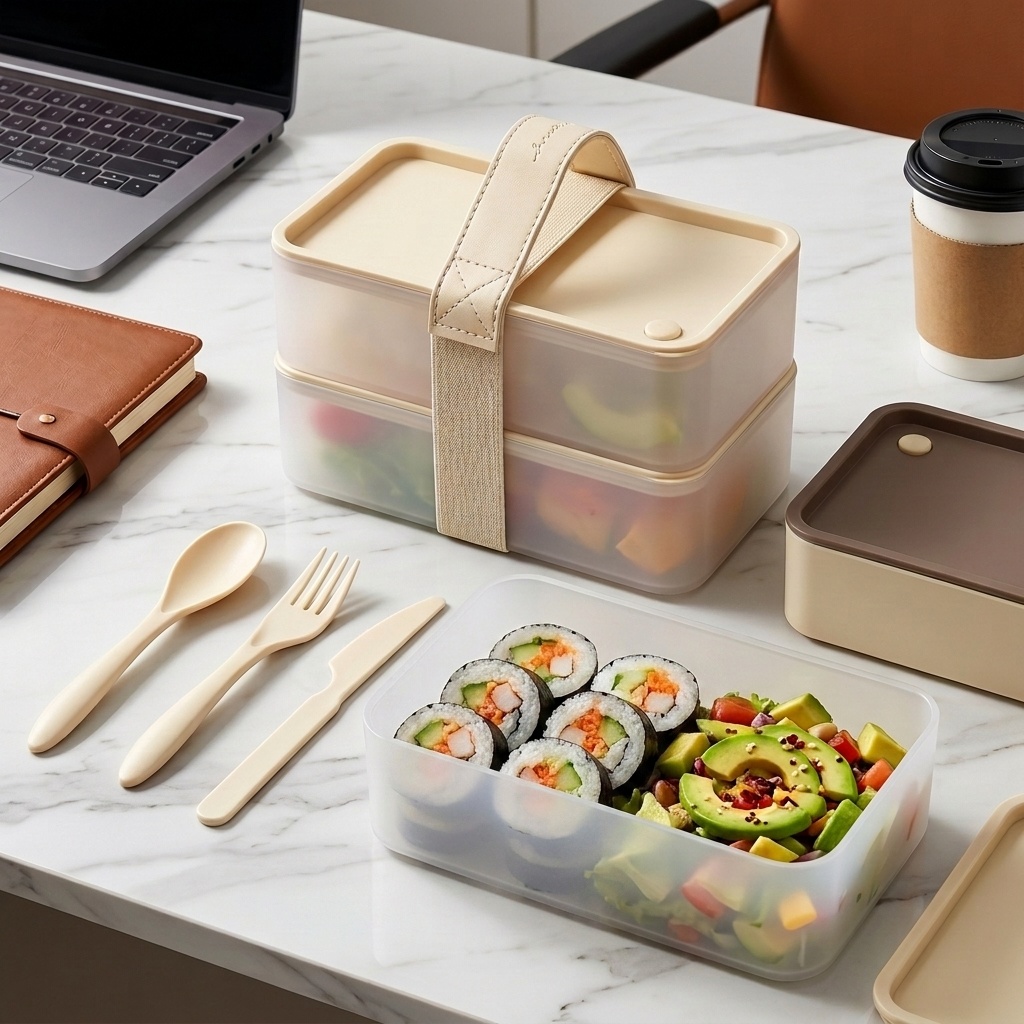 Contenedor de comida portátil  - Food Storage Box Large reseña y precio