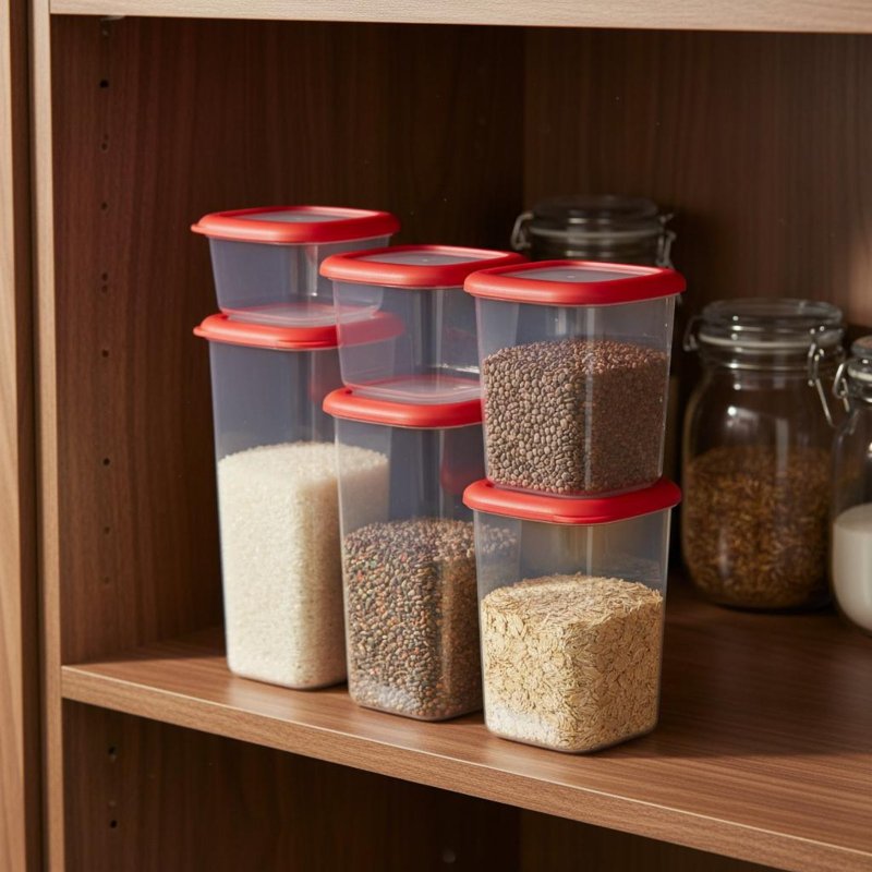 Juego de 6 Recipientes Herméti - Food Storage Containers Set reseña y precio