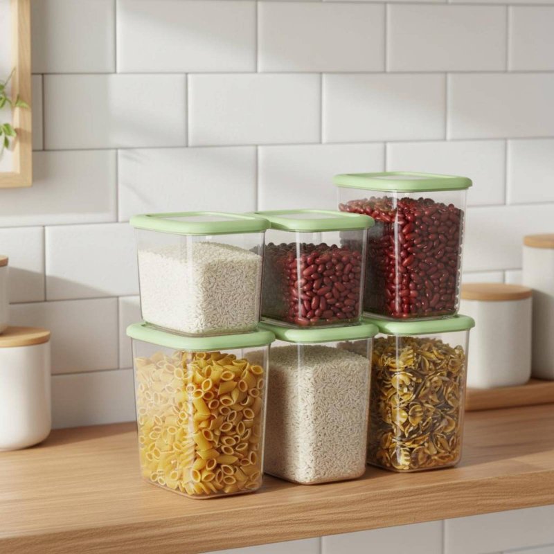 Juego de 6 Recipientes Herméti - Food Storage Containers Set reseña y precio
