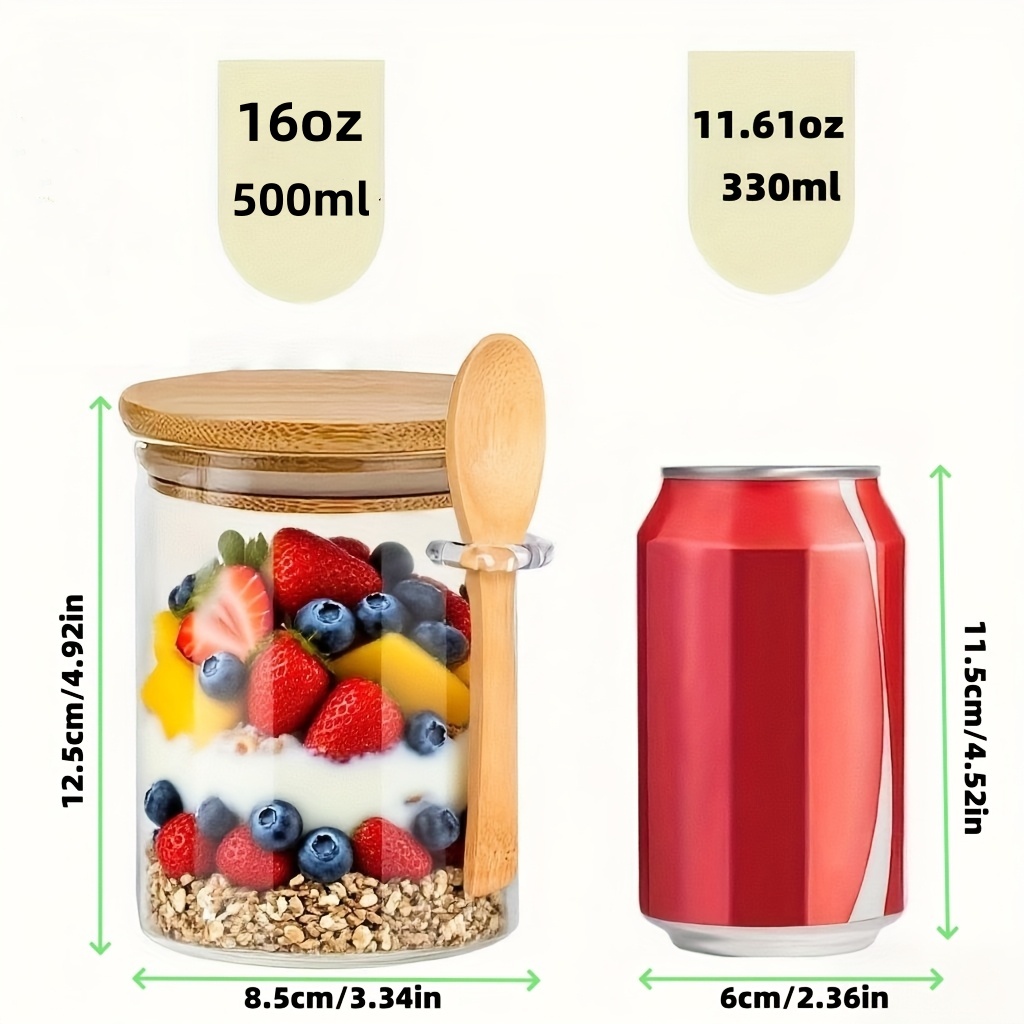 Juego de tazas de vidrio para  - Food Storage Glass Box reseña y precio
