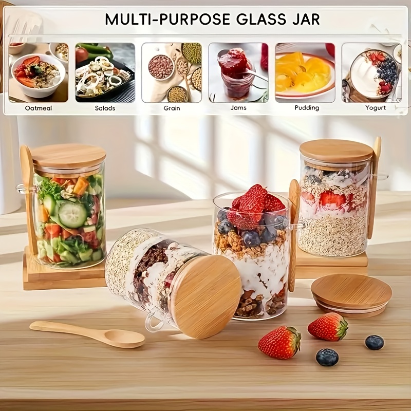 Juego de tazas de vidrio para  - Food Storage Glass Box reseña y precio