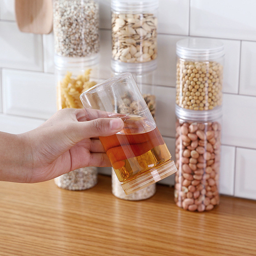 10 Frascos de Plástico Transpa - Food Storage And reseña y precio