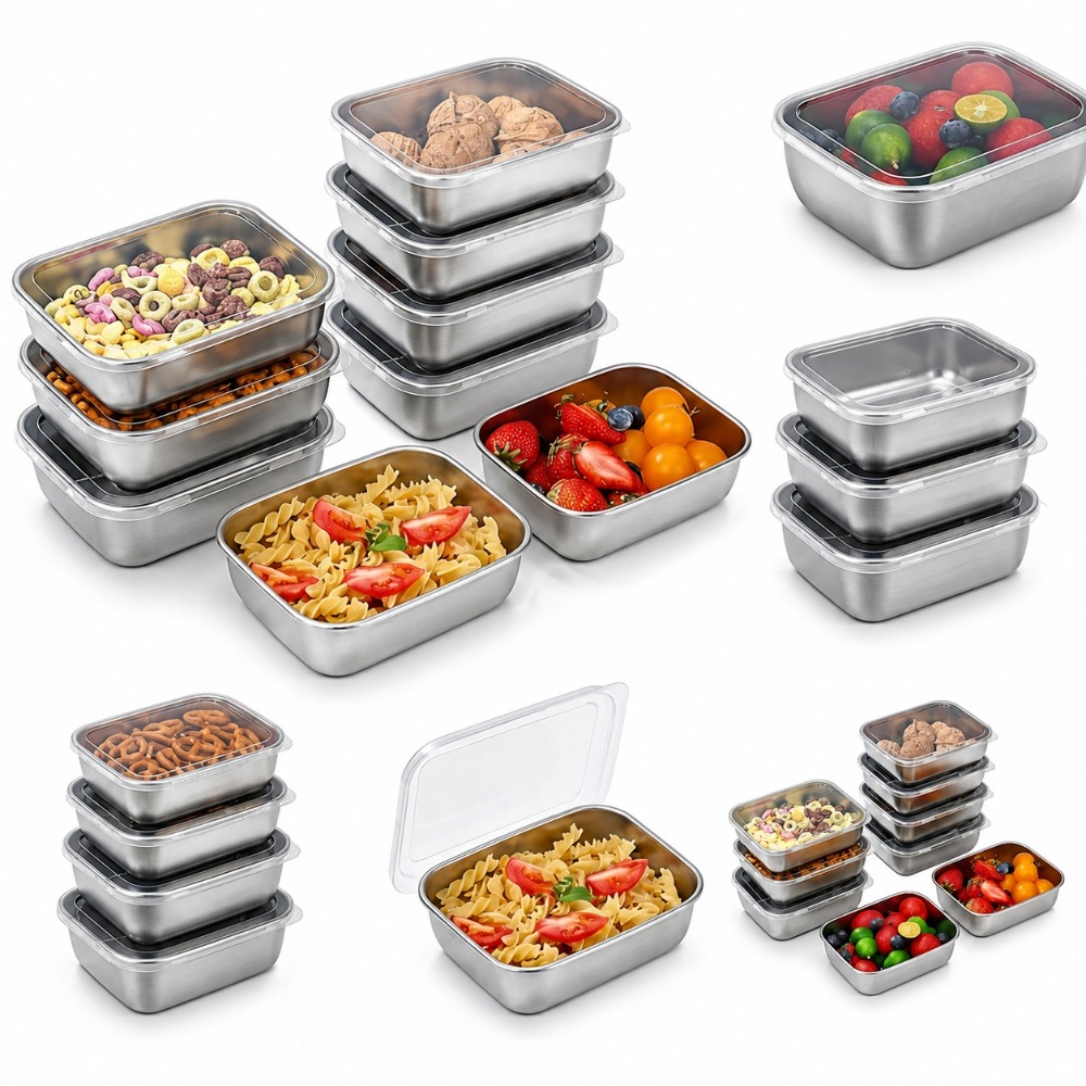 Juego de 6 Recipientes Herméti - Food Storage Containers Set reseña y precio
