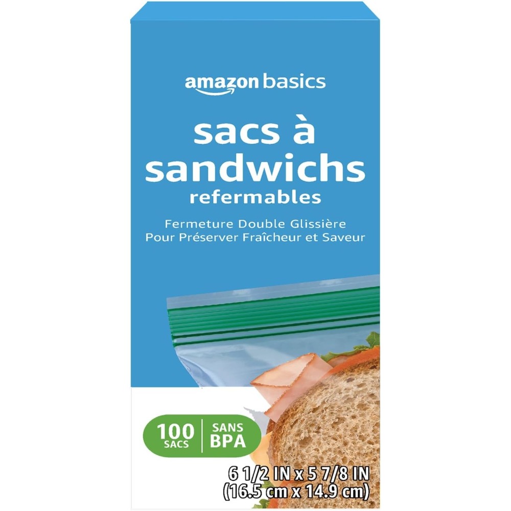 Paquete de 100 Bolsas Transpar - Food Storage Zipper Bags reseña y precio