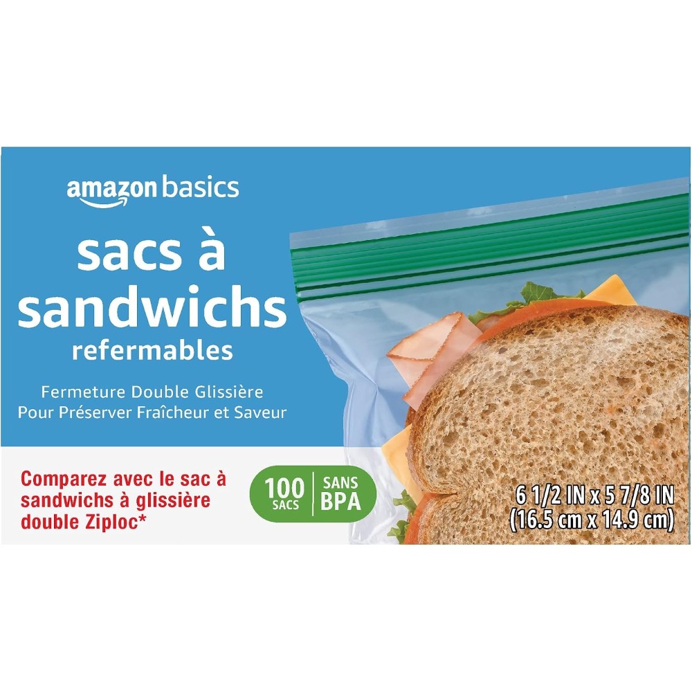 Paquete de 100 Bolsas Transpar - Food Storage Zipper Bags reseña y precio