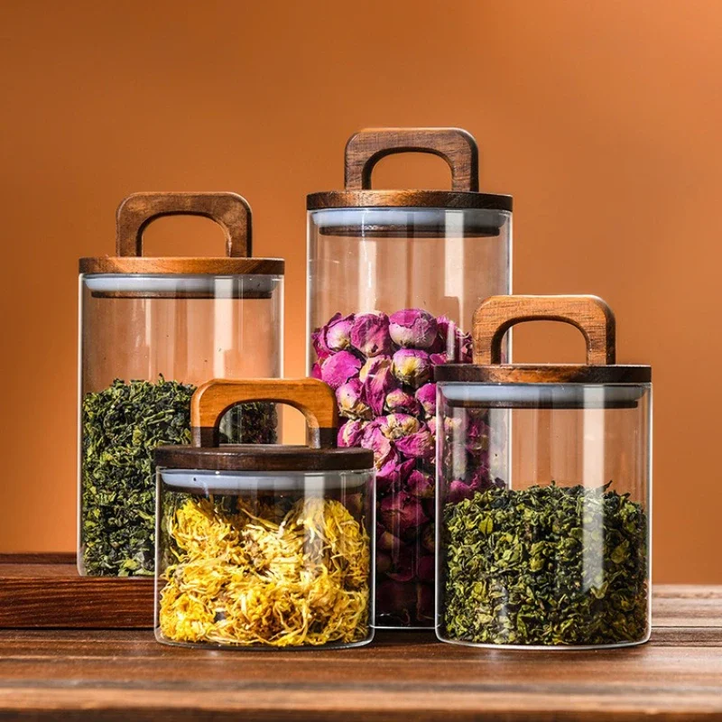 Tarro de vidrio transparente c - Food Storage Glass Box reseña y precio