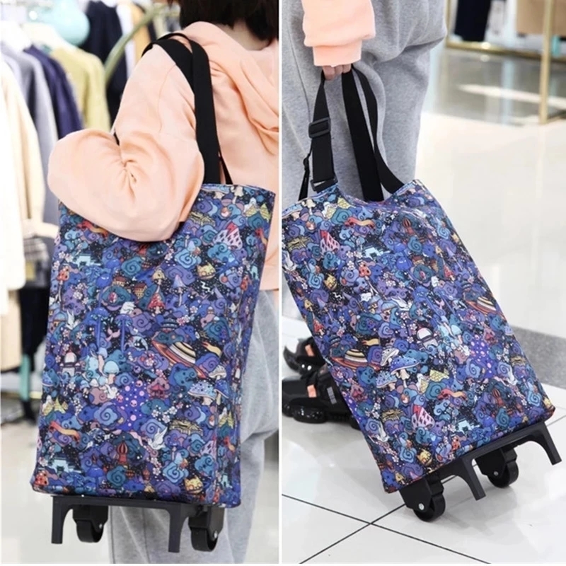 Bolsa de almacenamiento plegab - Food Storage On Wheels reseña y precio