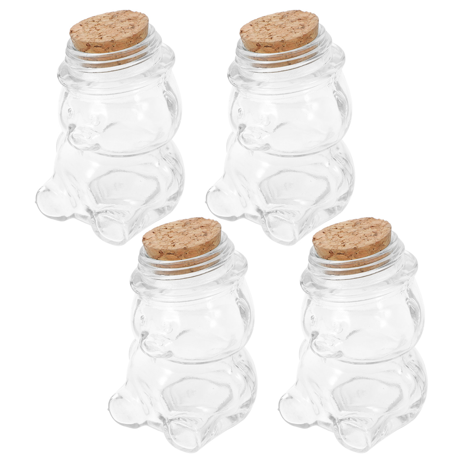 Juego de 4 tarros de cristal t - Food Storage Containers Set reseña y precio