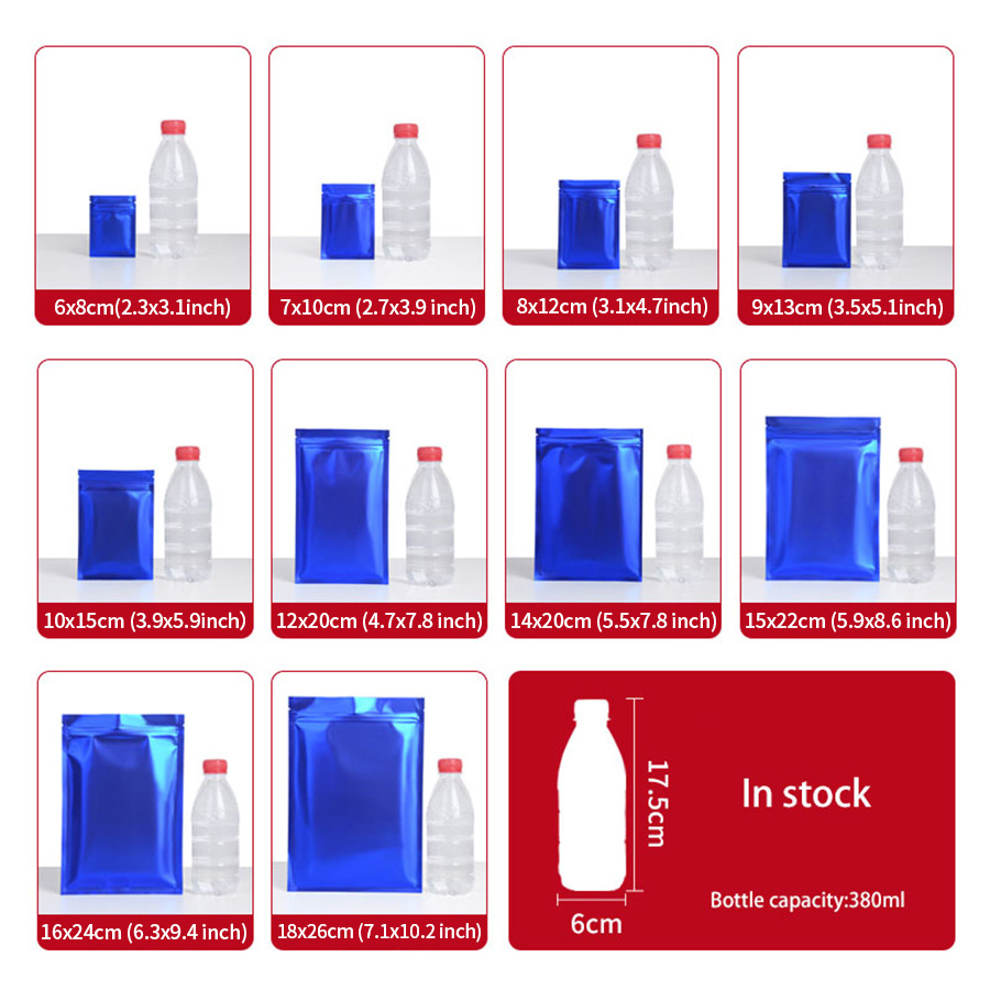 100 unidades de bolsas con cie - Food Storage Bag reseña y precio