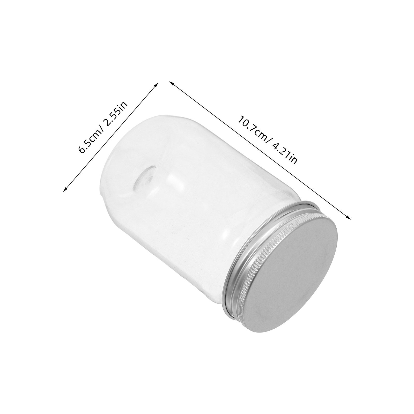6 Frascos de Plástico Transpar - Food Storage Airtight reseña y precio