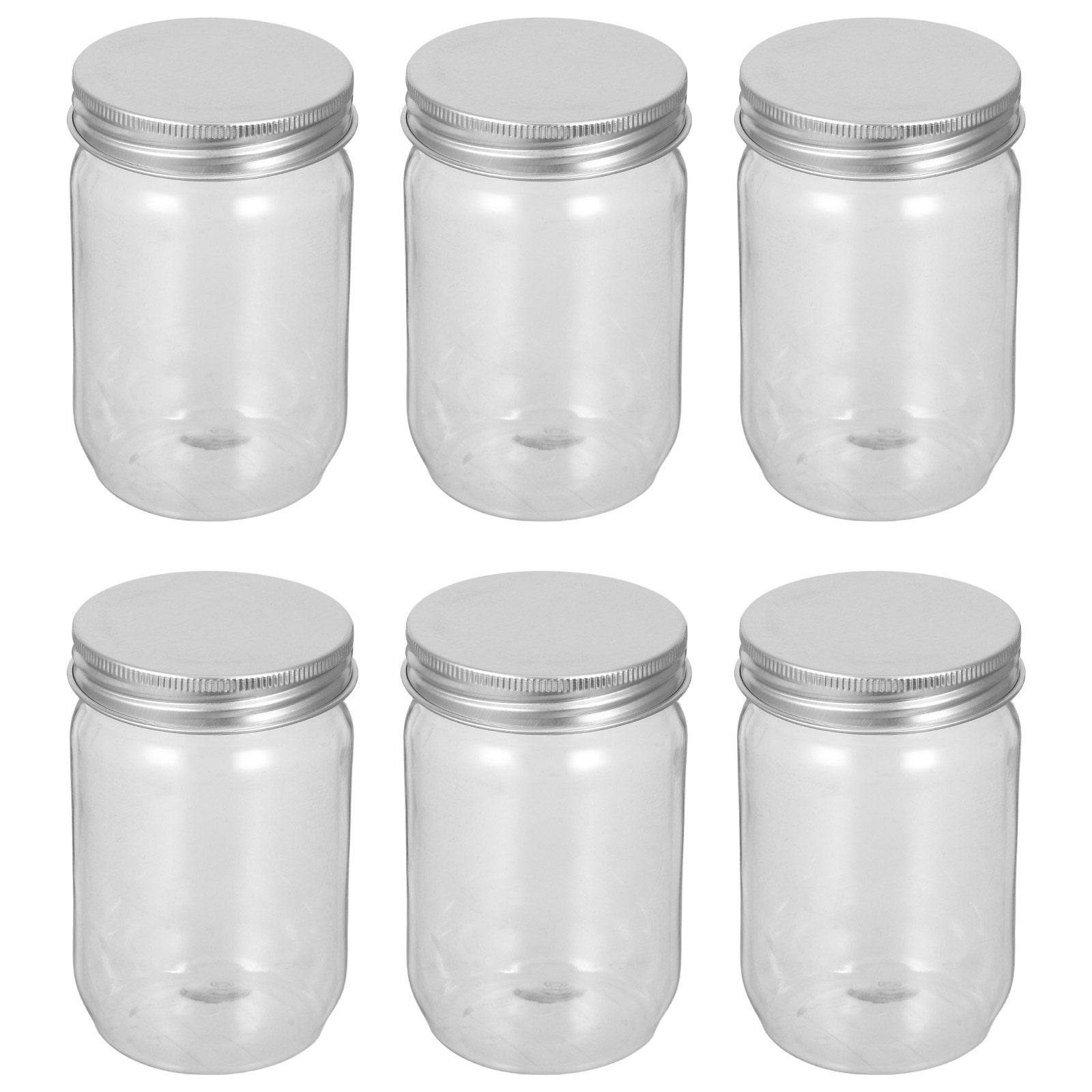 6 Frascos de Plástico Transpar - Food Storage Airtight reseña y precio