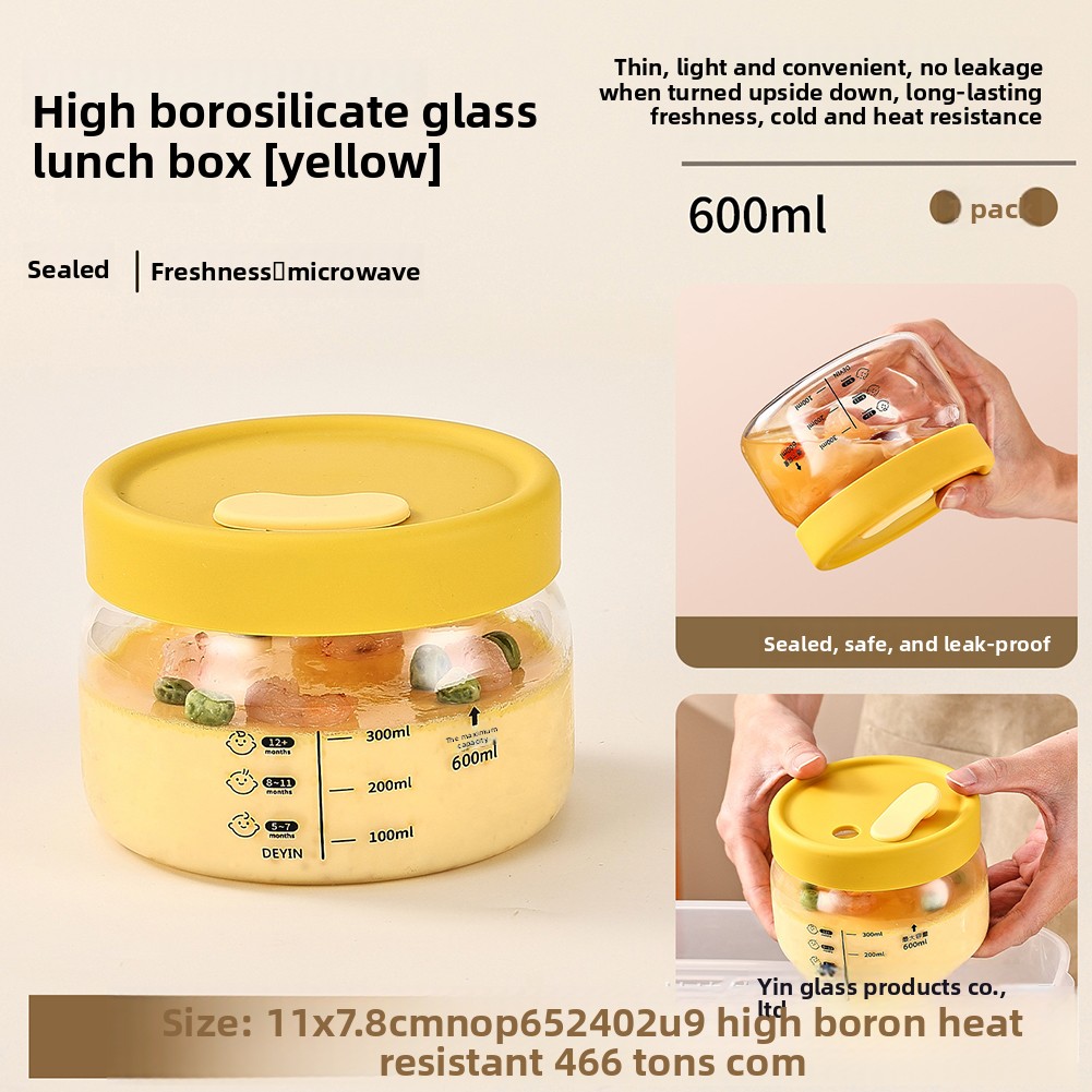 Contenedor de almacenamiento d - Food Storage Glass Box reseña y precio