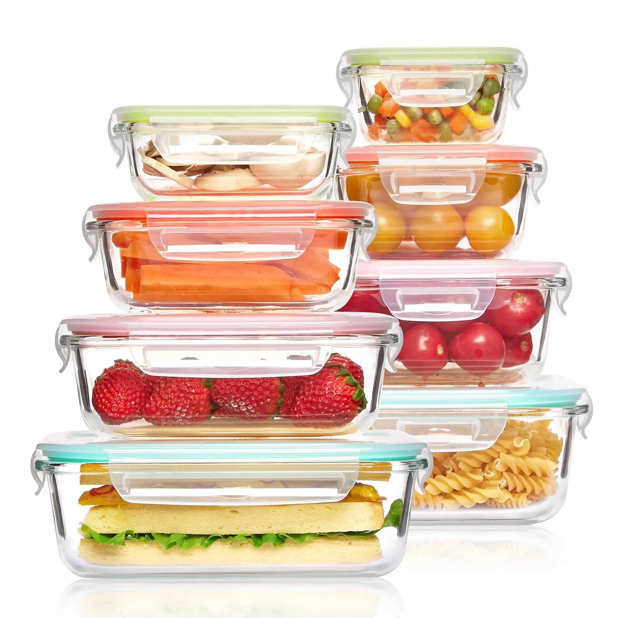 Fiambrera de vidrio, contenedo - Food Storage Glass Box reseña y precio