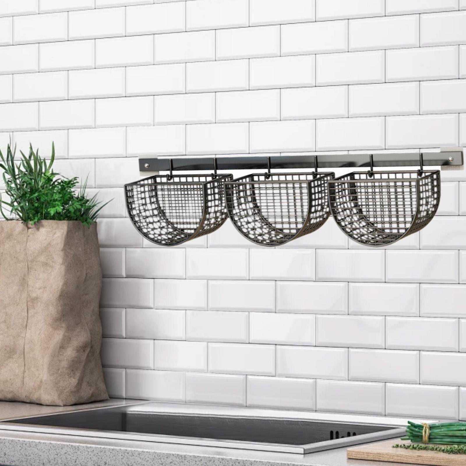 Organizador de Pared Metálico, - Food Storage No Pantry reseña y precio