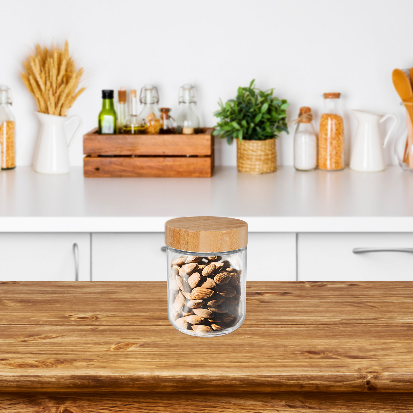 4 Frascos de Vidrio para Almac - Food Storage Airtight reseña y precio