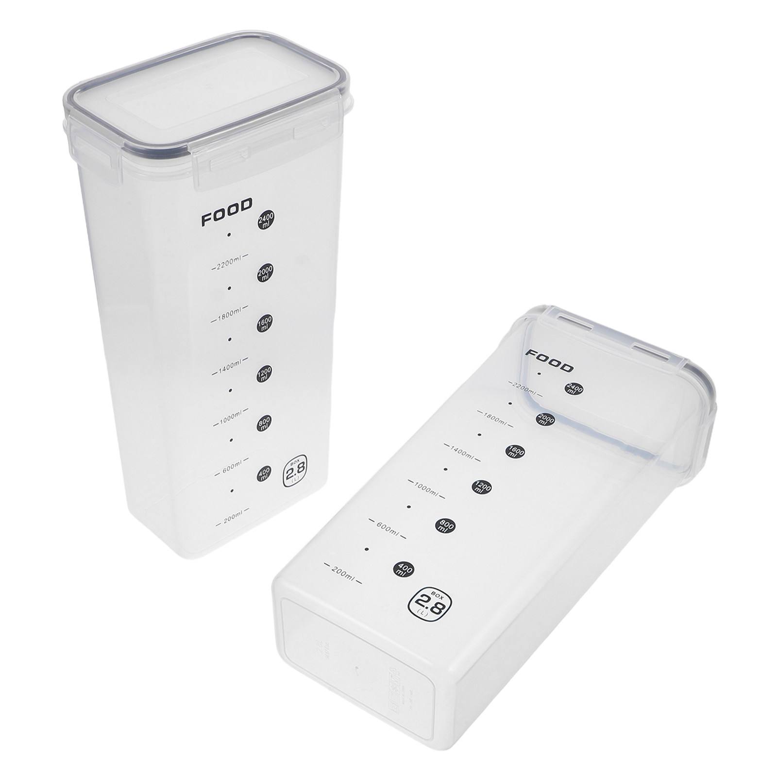 2 Recipientes Transparentes He - Food Storage Airtight reseña y precio