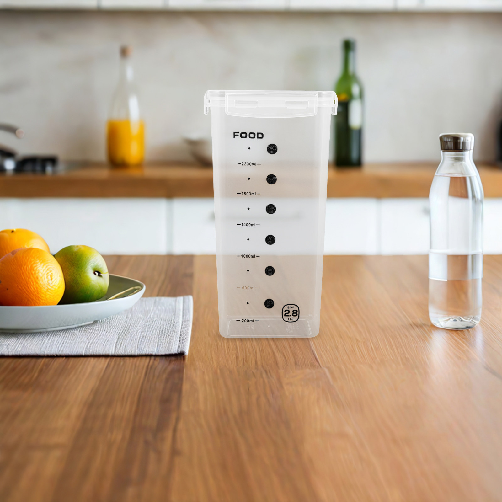 2 Recipientes Transparentes He - Food Storage Airtight reseña y precio