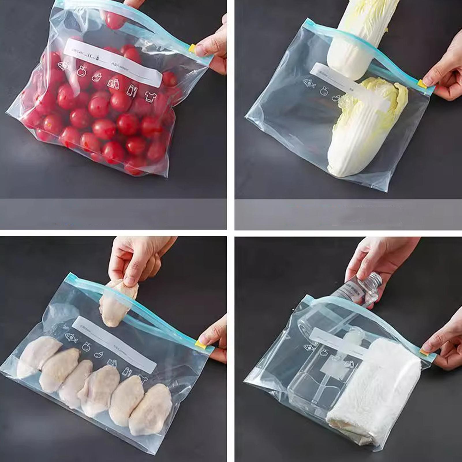 Bolsas para almacenar alimento - Food Storage Zipper Bags reseña y precio