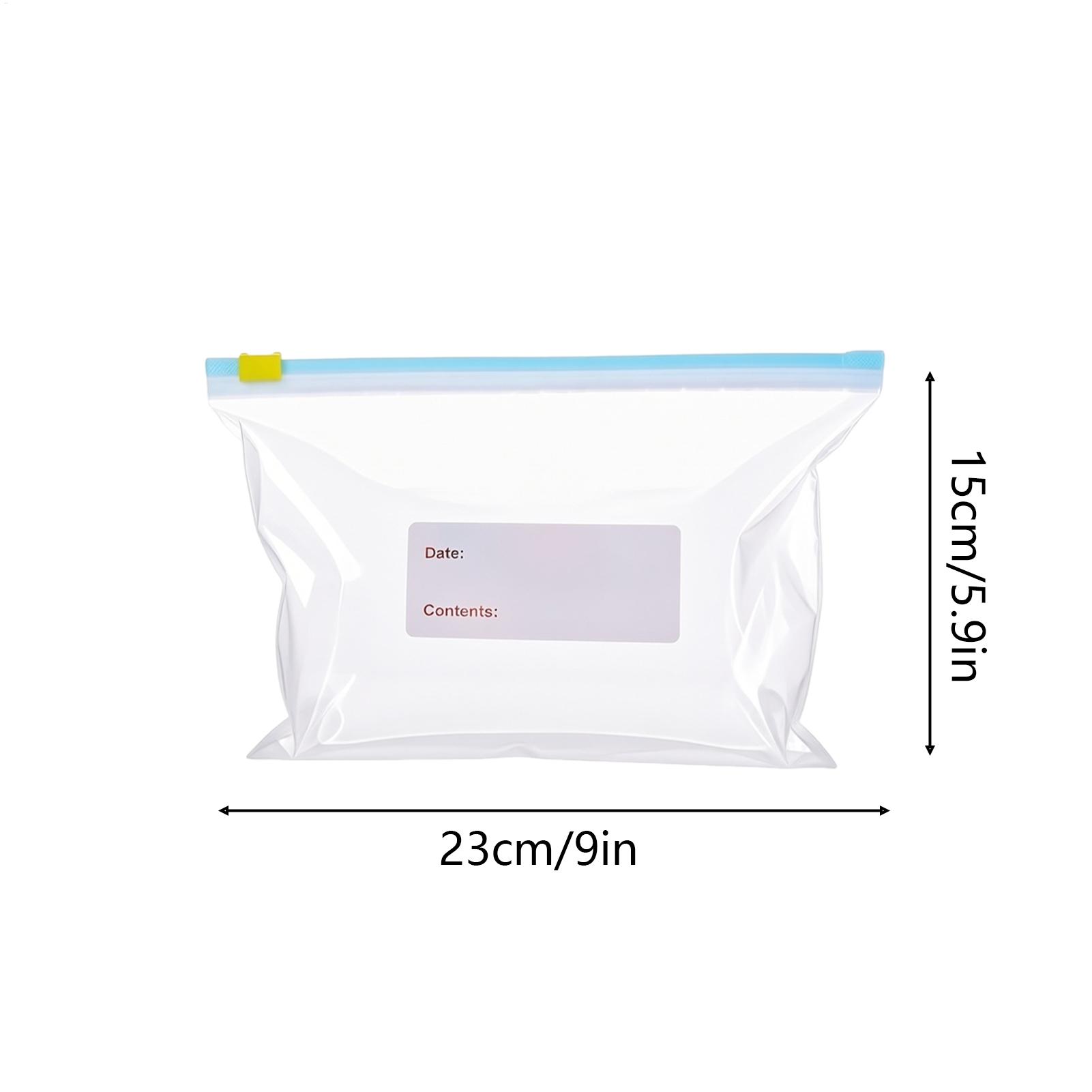 Bolsas para almacenar alimento - Food Storage Zipper Bags reseña y precio